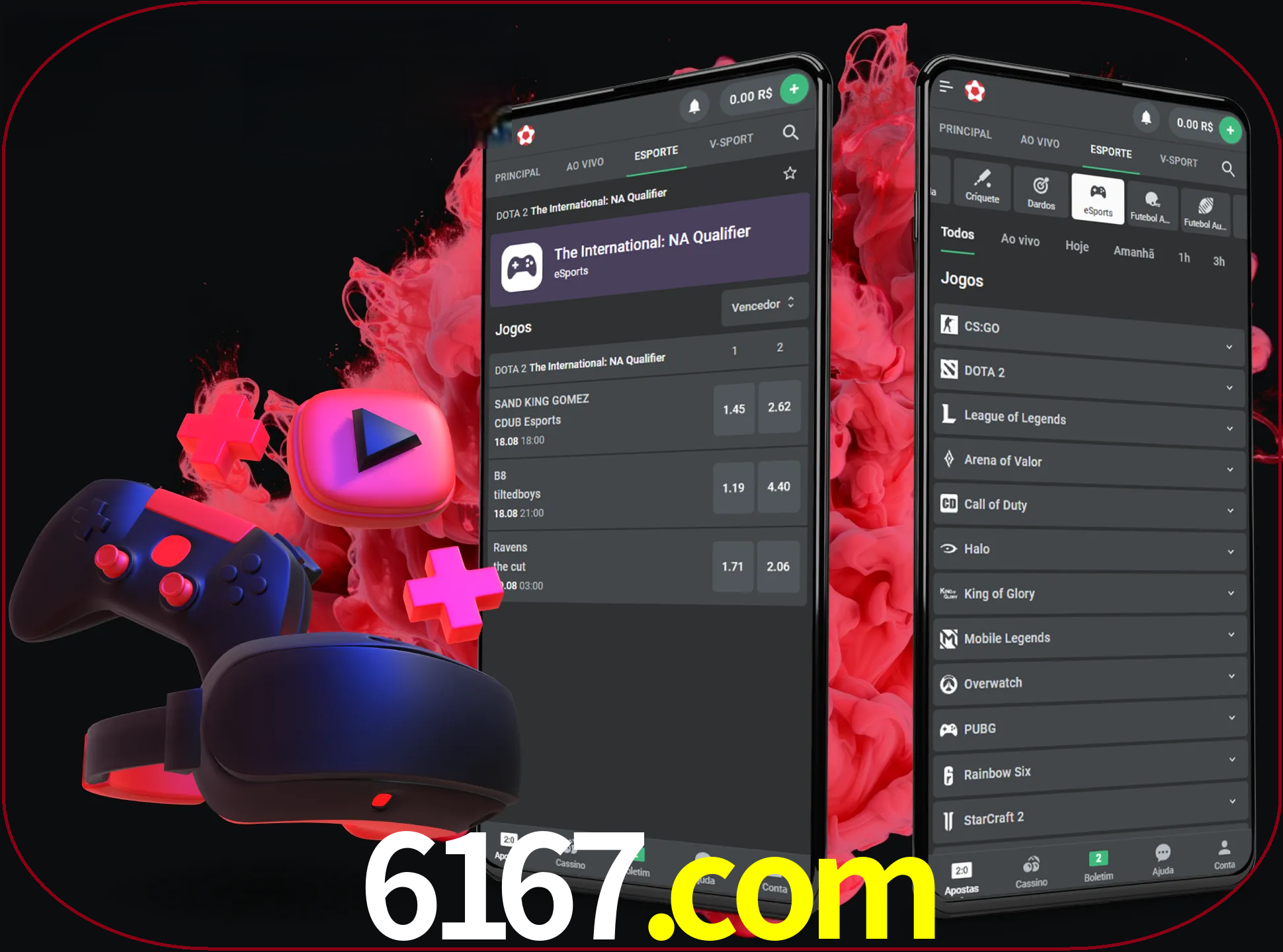 Para ter a aplicação móvel 6167 no seu smartphone, basta descarregar o ficheiro apk e seguir as instruções.