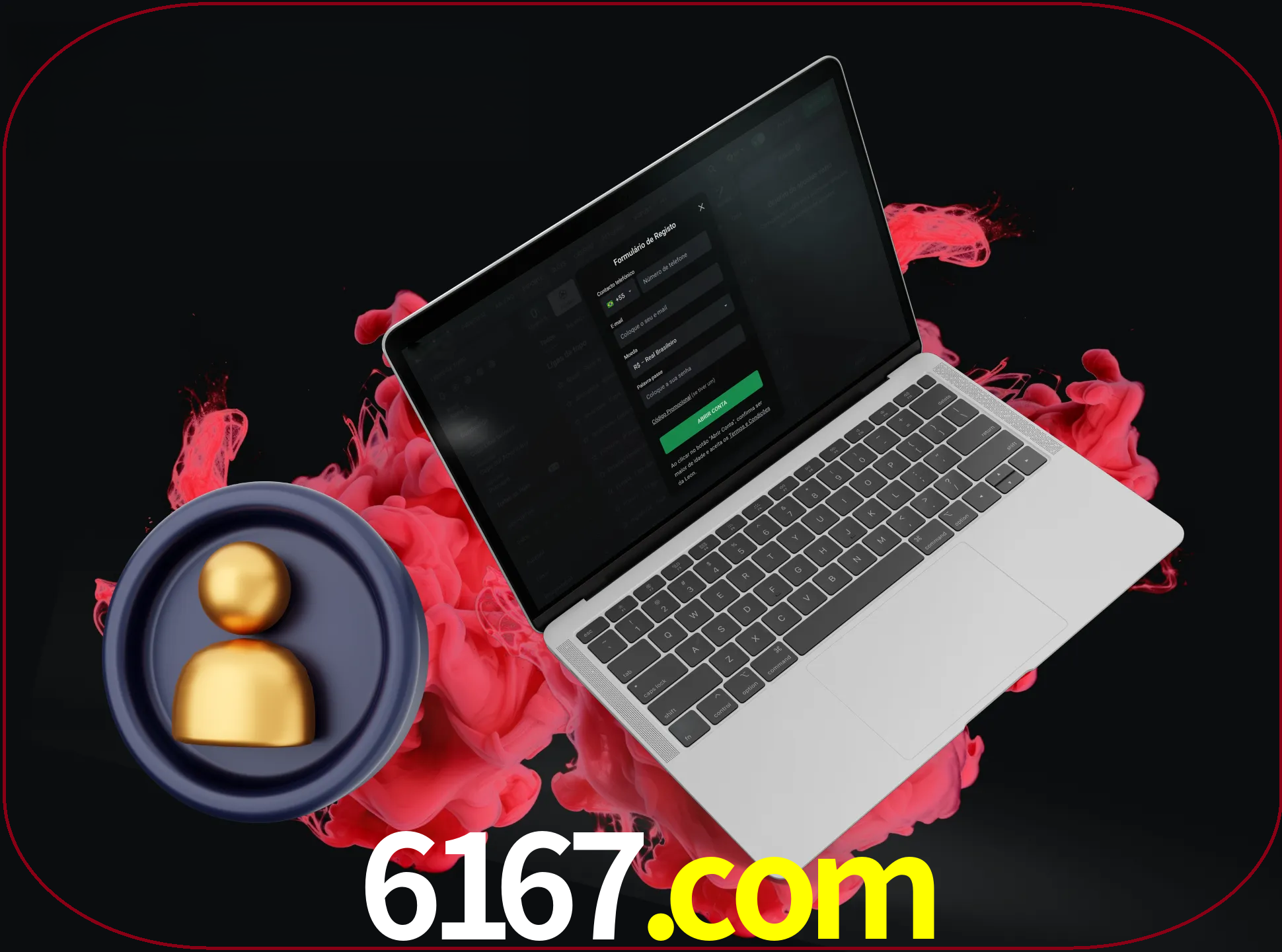 No cabeçalho do site 6167, clique no botão que o levará a um formulário especial onde terá de introduzir as suas informações actuais.