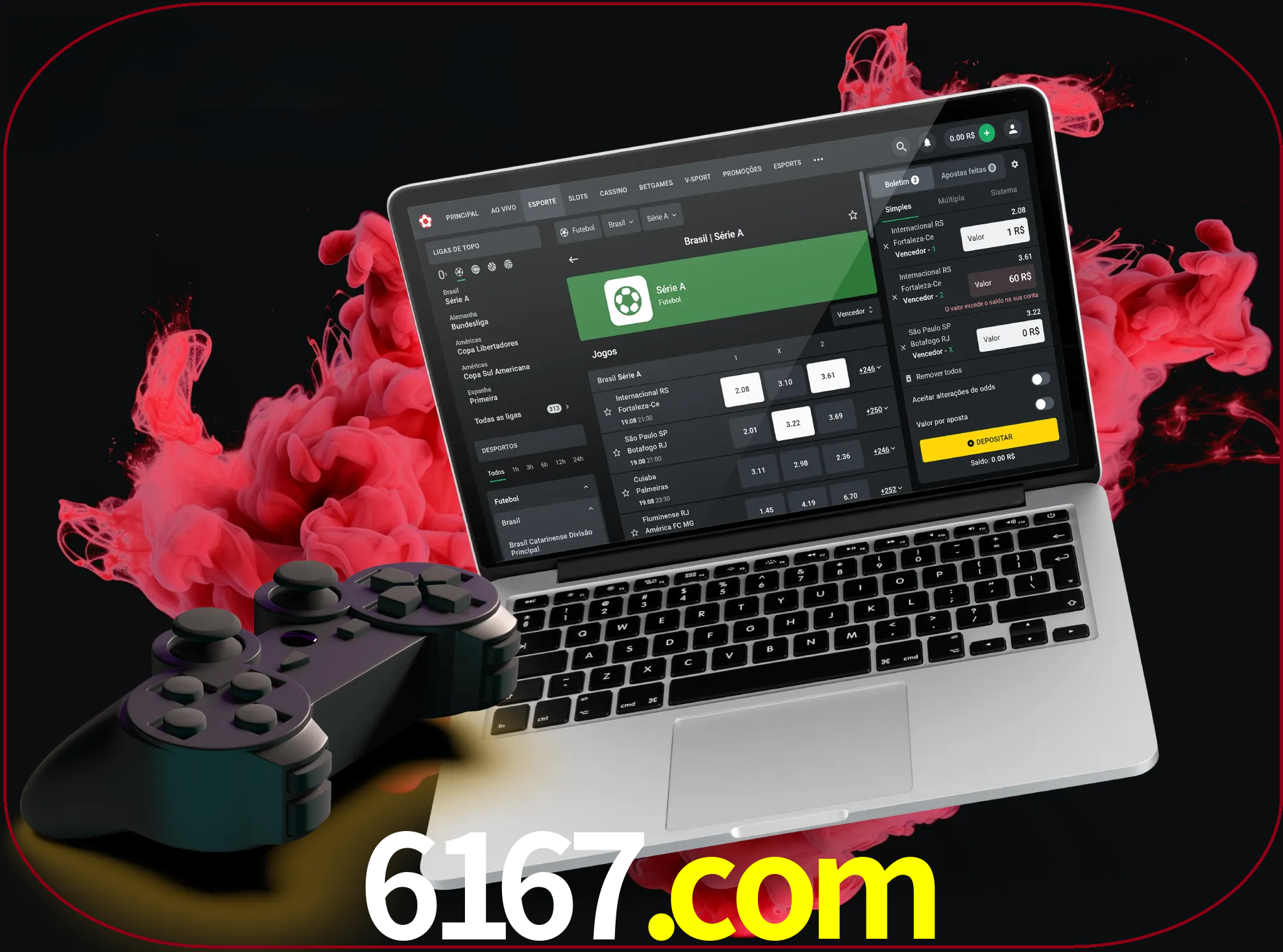 Visite a secção especial de jogos de vídeo em 6167 para descobrir em que jogos pode apostar e ganhar muito dinheiro.